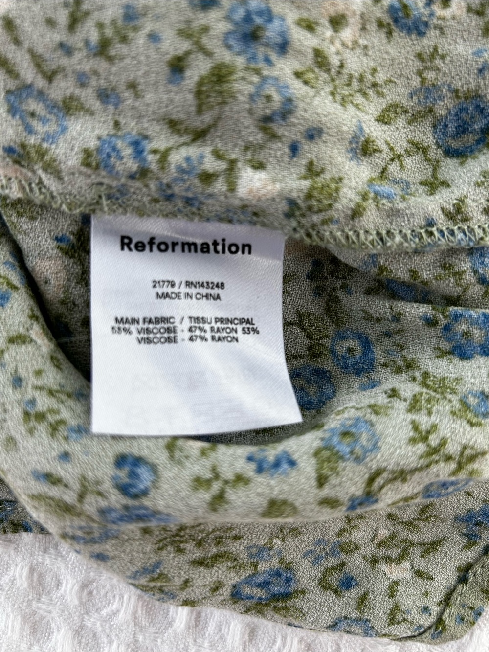 Reformation Ventura Slip Dress Large Sprite Mini Summer Floral - Picture 11 of 14